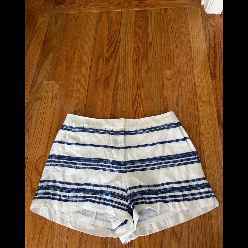 Ann Taylor Shorts Blue & White Size S NEW